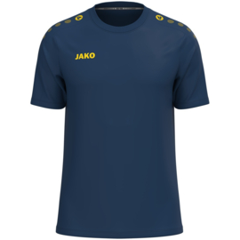 JAKO T-shirt One Cotton navy/citroen (6101/941) (NIEUW)
