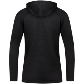 JAKO Veste de loisir Challenge avec capuchon noir mélange/vert sport (9821/503)