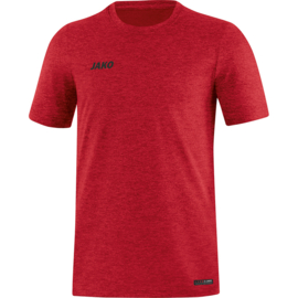 JAKO T-shirt Premium Basics rood gemeleerd 6129/01