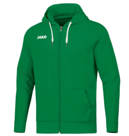 JAKO Jas met kap Base sportgroen (6865/06)