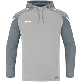 JAKO Sweater met kap Performance zacht grijs/steengrijs (6722/845)