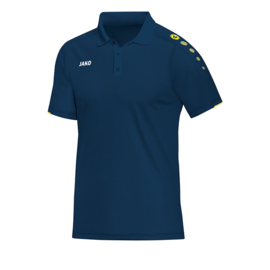 JAKO Polo classico bleu-citron 6350/42