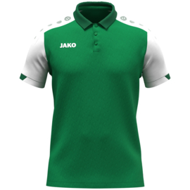 JAKO Polo Dynamic groen/wit/donkergroen (6370/204) (NIEUW)