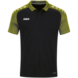 JAKO Polo Performance noir/jaune tendre (6322/808)