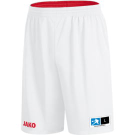 JAKO Reversible short Change 2.0 rood/wit (4451/01)