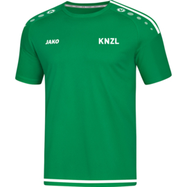 T-Shirt Striker 2.0 sportgroen (+ Clublogo KNZL)