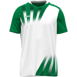 JAKO Shirt Vintage KM wit/groen/donkergroen (4245/029) (NIEUW)