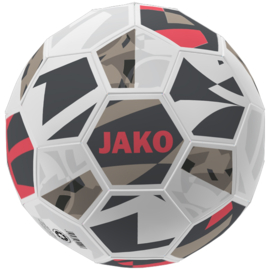 JAKO Trainingsbal Iconic wit/grijs/koraal (VO2372/687) (NIEUW)