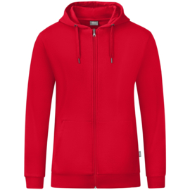 JAKO Jas met kap Organic rood (C6820/100)