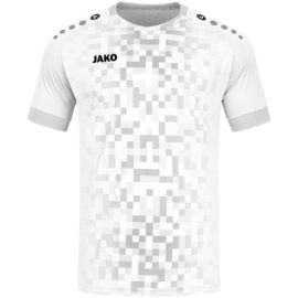 JAKO Shirt Pixel KM wit (4241/000)