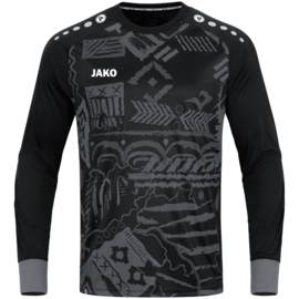 JAKO Keepershirt Tropicana zwart/antraciet (8911/801)