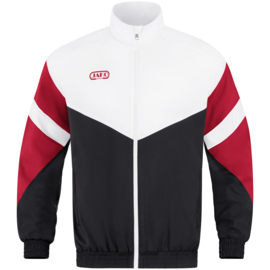 JAKO Vrijetijdsvest Retro zwart/wit/rood (9811/816)