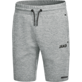 JAKO Short Premium Basics grijs gemeleerd (8529/40)