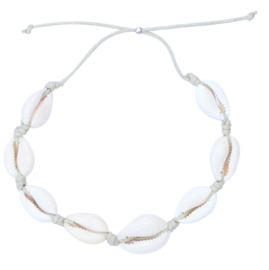 sea shell natural anklet