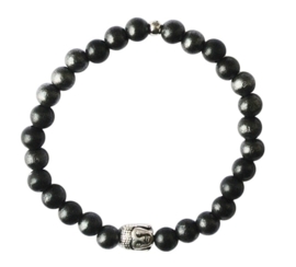 Black & silver buddha