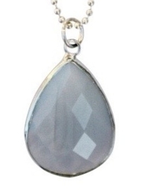 Crystal grey necklace