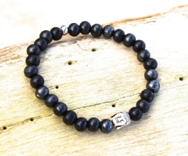 Black & silver buddha