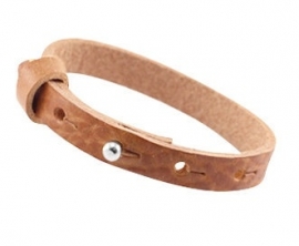 Armband leer cognac