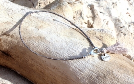 Ibiza silver anklet