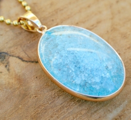 Light blue gemstone