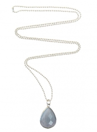 Crystal grey necklace