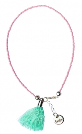 Summer pink anklet