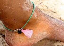 Summer mint anklet