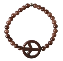 Peace brown