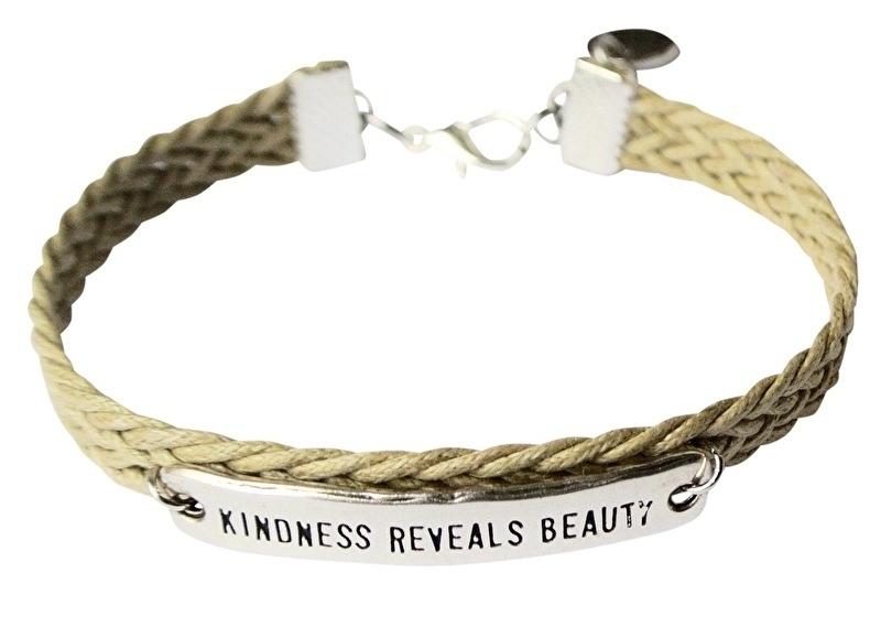 Kindness reveals beauty silver