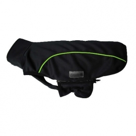 Softshell Jack zwart lime / maat 22 - 30 cm