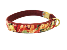 Halsband Gobelin - Leer Outback  Verstelbaar