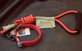 TouchDog Looplijn + Halsband Rood