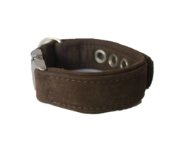 Halsband Leer  Bruin Buffelleer Verstelbaar