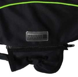 Softshell Jack zwart lime / maat 22 - 30 cm