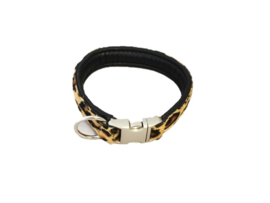 Halsband Koevacht Luipaard - Zwart  Halsomvang 32 cm