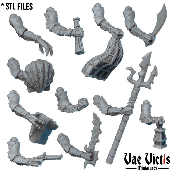 VVM-A258 - Crab Folk (8 miniatures)