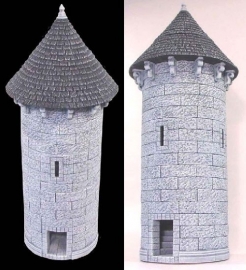 TAB188 - Gothic Conical Circular Tower