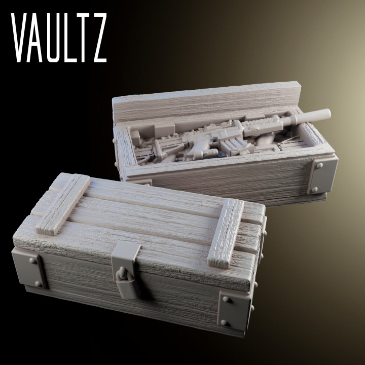 VM-036 - Ammo Crate and Weapon Box (2)