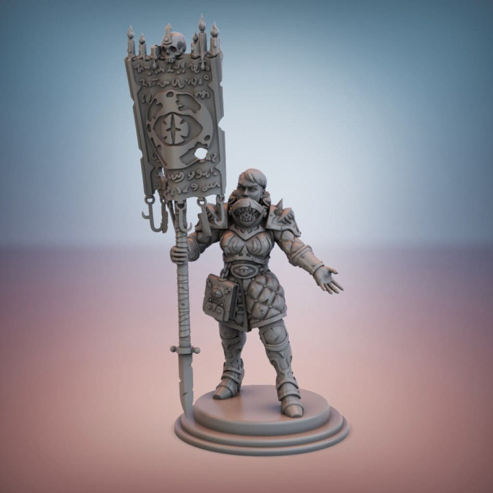 ZBS-037 - Adepts of Asmodeus - Banner Bearer
