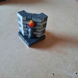 TAB607 - 1x1 HeroQuest Corner with Torch