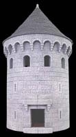 TAB187 - Gothic Conical Large Circular Tower