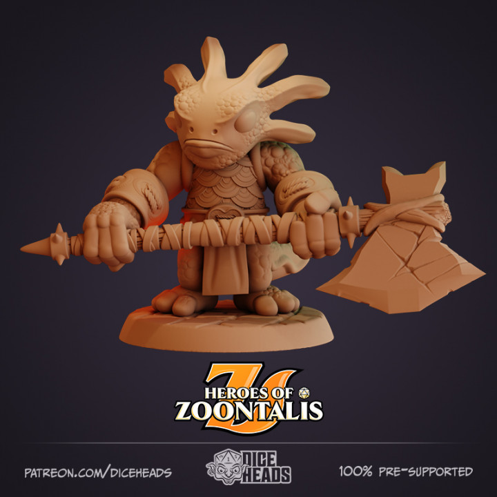 DHB-094 - Axalotl Barbarian