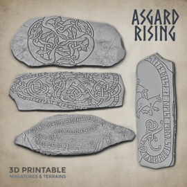 ASGR-008 - Flat Rune Stones