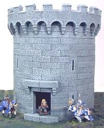 TAB140 - Gothic Large Circular Tower