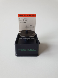 Festool Schijfgroeffrees HW D40x1,5 491038