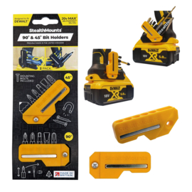 StealthMounts BH-DW-4590-YLW  4590 45° & 90° magnetische bithouder voor Dewalt