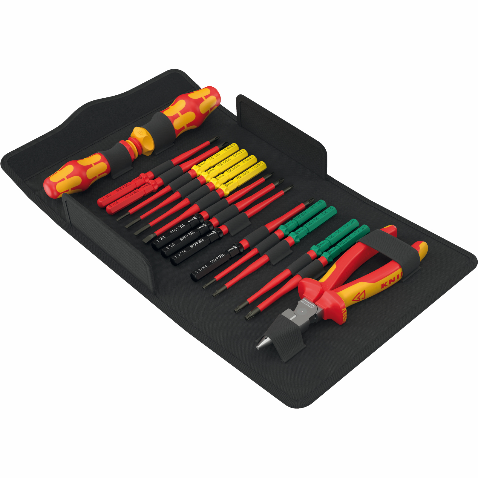 Wera Kraftform Kompakt VDE 17 extra slim 2 Tool Finder, 17‑delig 05006610001