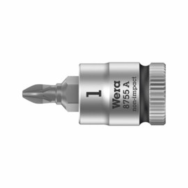 Wera 8755 A Kruiskop Pozidriv Bitdop PZ 1- 1/4"-aandrijving 05003353001