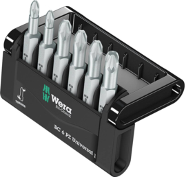 Wera Bit-Check 6 PZ Universal 1 bitset, 6-delig 05056471001