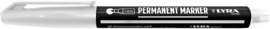 LYRA L4060001 permanente marker wit 1mm, voor professionele markeringen